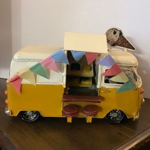Miniature Replica of My 1960s VW Bus Yellow White Ice Cream Truck Rescued